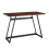 URBN Living (Dark Walnut) 42" Computer PC Writing Desk w/ Angled Metal Legs 2