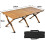 (120cm) Foldable Wooden Egg Roll Picnic Table Portable Outdoor Table 7