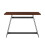 URBN Living (Dark Walnut) 42" Computer PC Writing Desk w/ Angled Metal Legs 3