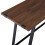URBN Living (Dark Walnut) 42" Computer PC Writing Desk w/ Angled Metal Legs 4