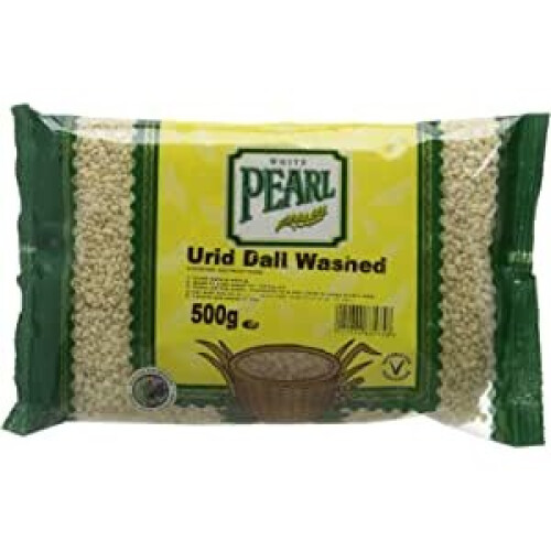 White Pearl Urid Dal Washed 500g (Pack of 10)