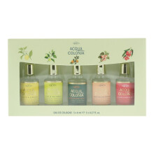 4711 Acqua Colonia 5-Piece Gift Set - 3x 8ml EDC: Lychee & White Mint, White Peach & Coriander, Blood Orange & Basil