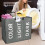 (Light Grey) Collapsible Xl Laundry Basket Dirty Washing 4