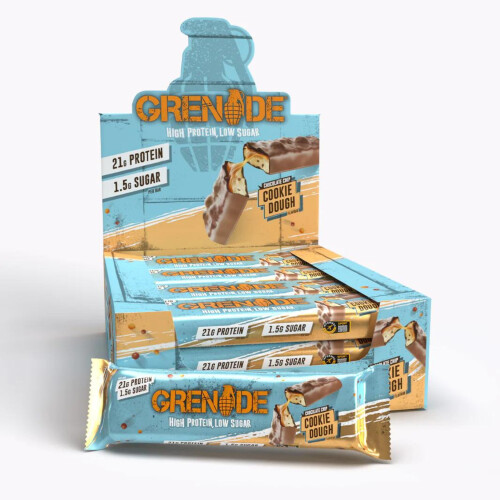Grenade Grenade Chocolate Chip Cookie Dough Carb Killa Protein Bars | 12 x 60G