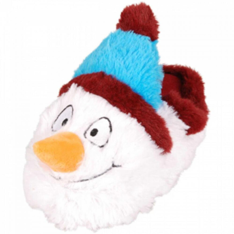 Fgo Flamingo Christmas Slippers Plush Dog Toy