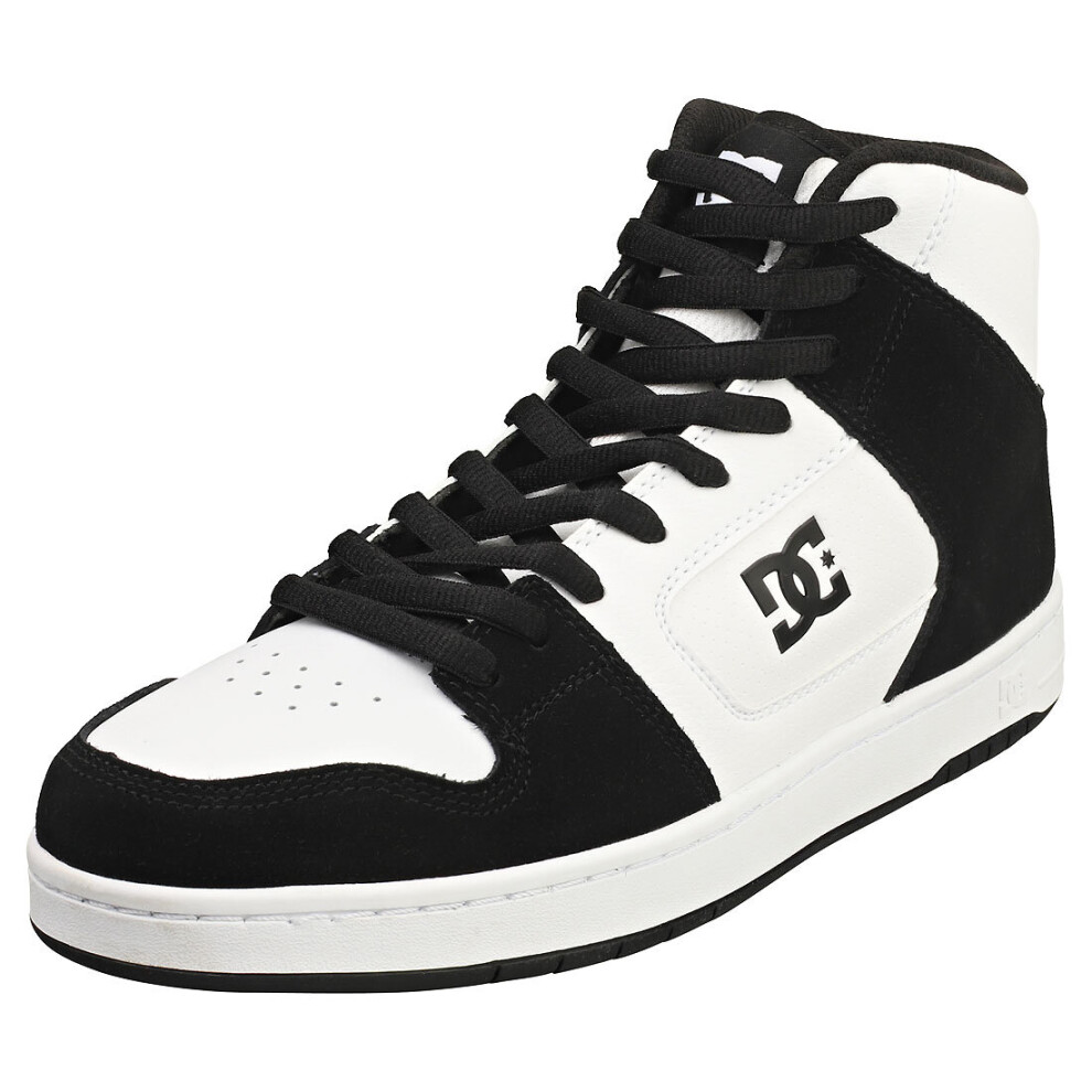 (10) DC Shoes Manteca 4 Hi Mens Casual Trainers in White Black