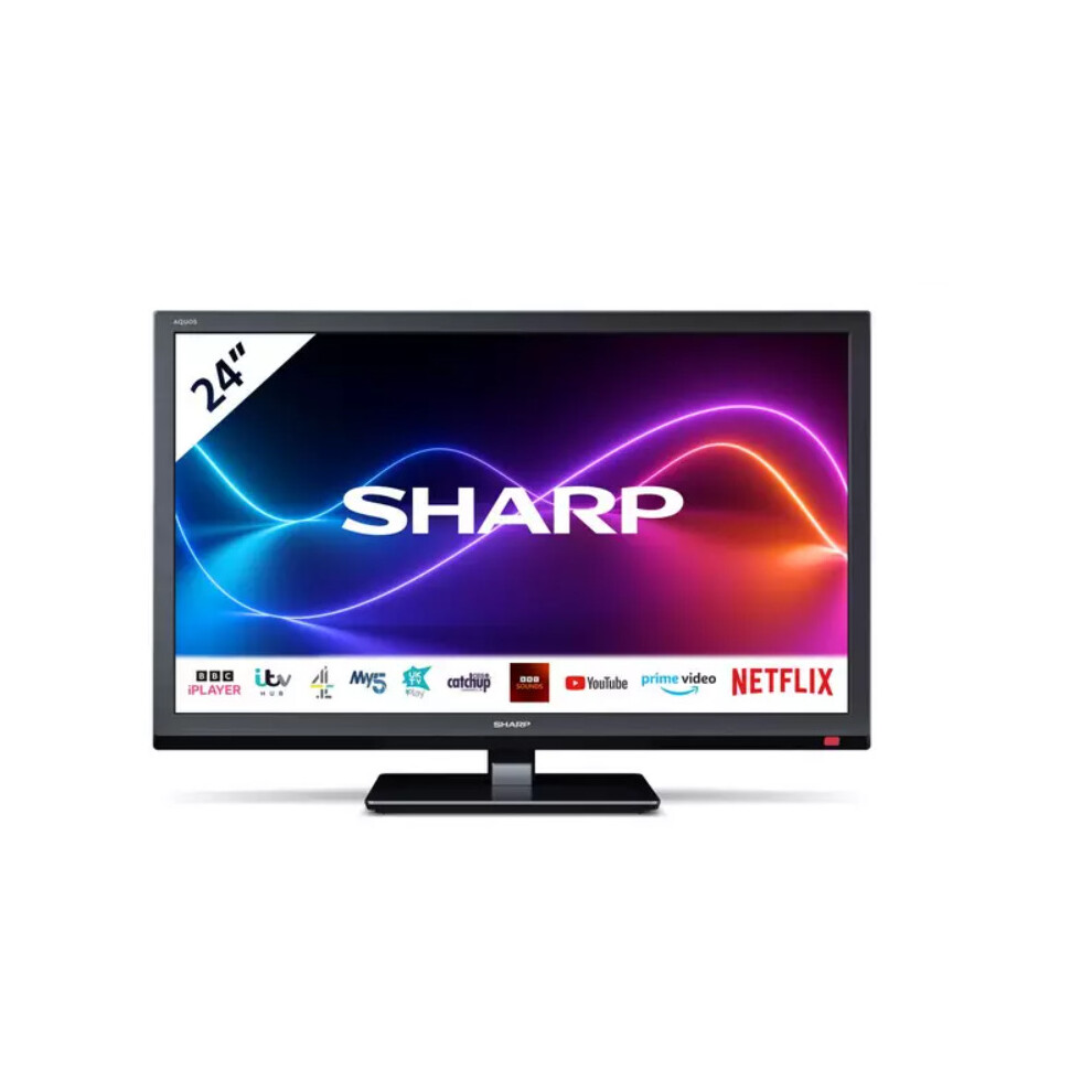 Refurbished Sharp 1T-C24EE7KC2FB 24" Smart HD Ready LED TV 
