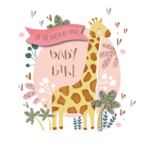 Congratulations New Baby Girl Embellished Greeting Card Talking Pictures Cards