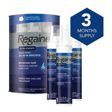 (3 Month Supply) Regaine 5% Extra Strength Hair Regrowth / Hair Loss Treatment Foam For Men