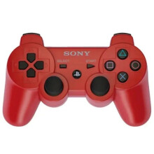 Official Genuine Red Sony PlayStation 3 Dualshock 3 Controller (PS3) - Refurbished