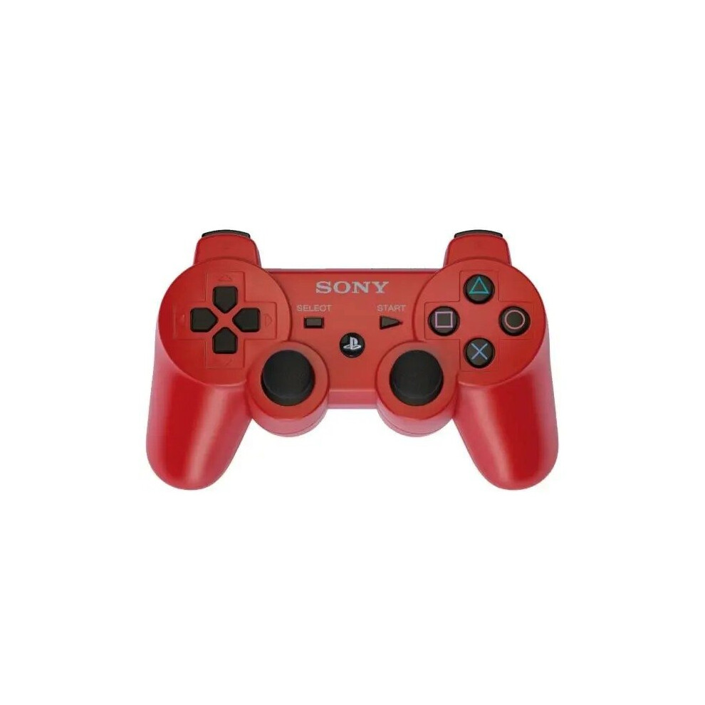Sony Official Genuine Playstation 3 Dualshock 3 Controller (Ps3) Red