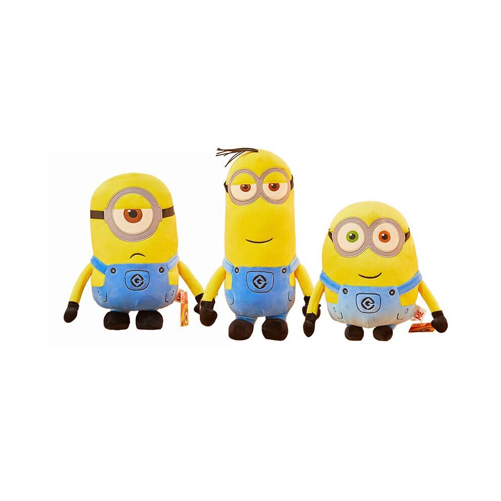 Despicable Me Cartoon Minion Plush Toy Stuart Kevin Bob Cute Soft Doll Kids Gift