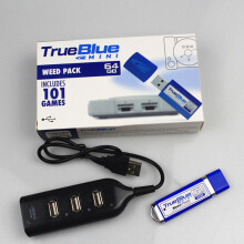 (WEED PACK) True Blue Mini - Crackhead Pack ( 64 GB ) 101 of the best PS1 games included