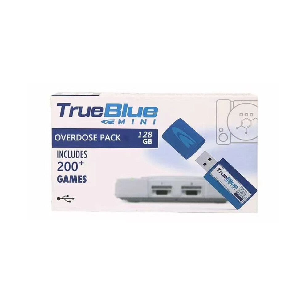 (OVERDOSE PACK) True Blue Mini - Crackhead Pack ( 64 GB ) 101  of the best PS1 games included