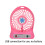 USB Tischkleiner Ventilator Student Wiederaufladbarer Mini Ventilator Schneeflocken Ventilator Nachtlicht 5