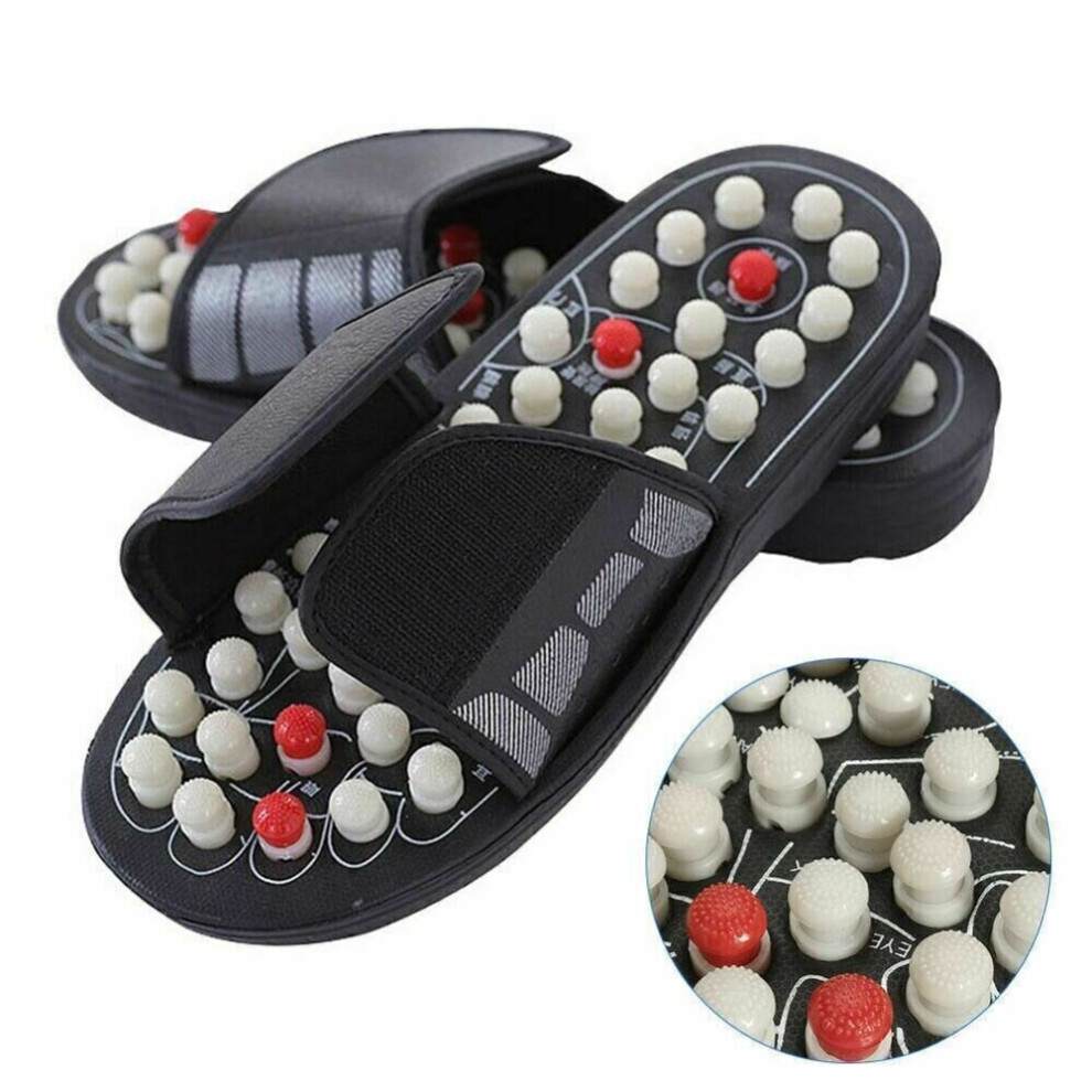 (38-39 EU) Relaxation Gifts Acupressure Slippers Foot Massager Reflexology Sandals