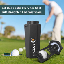 Portable Golf Ball Cleaner Washer, Golfer'S Training Kit with Golf Ball Towel