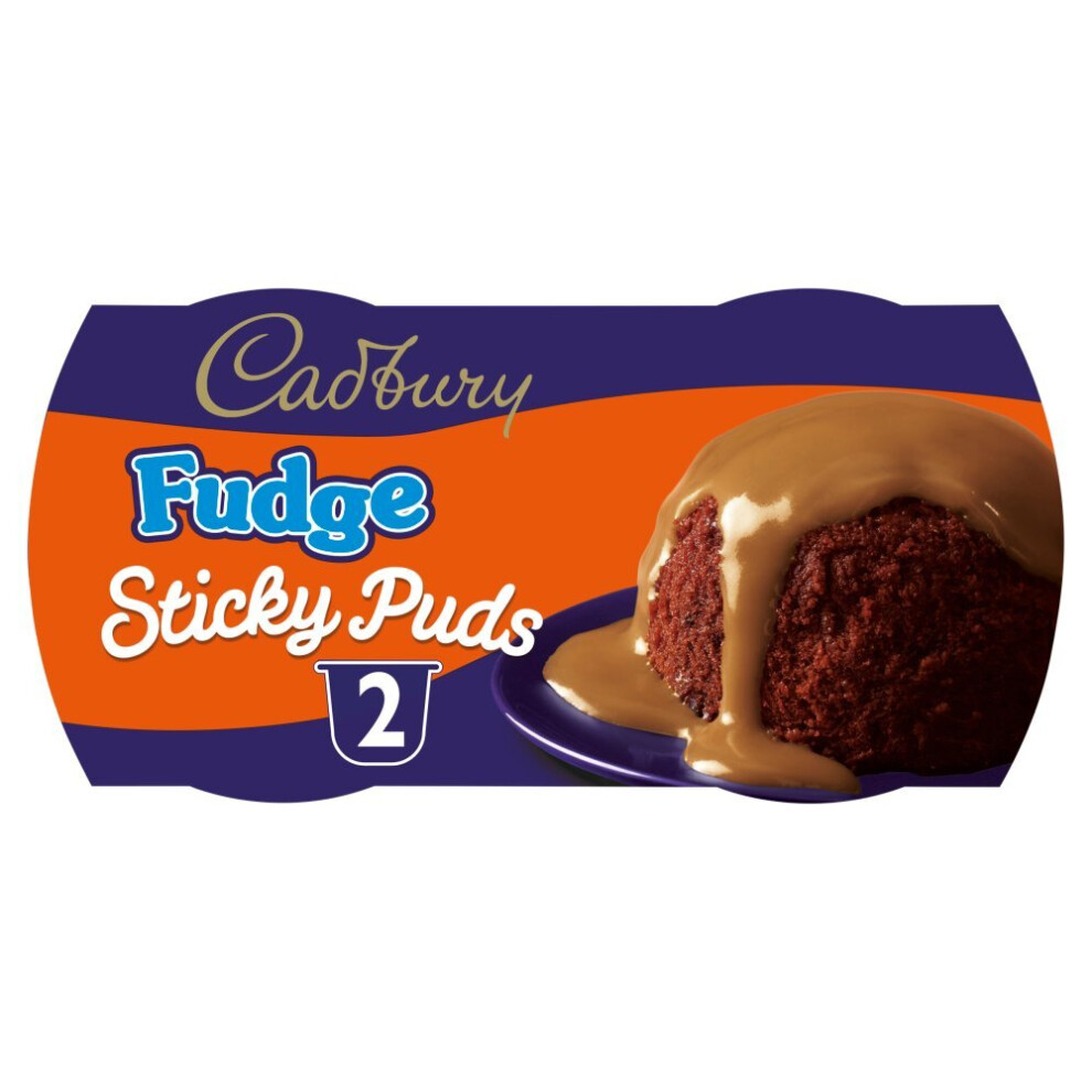 Cadbury Fudge Sticky Puds 95g (Pack of 4)