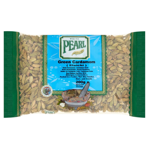 White Pearl Cardamom Green 200g (Pack of 2)