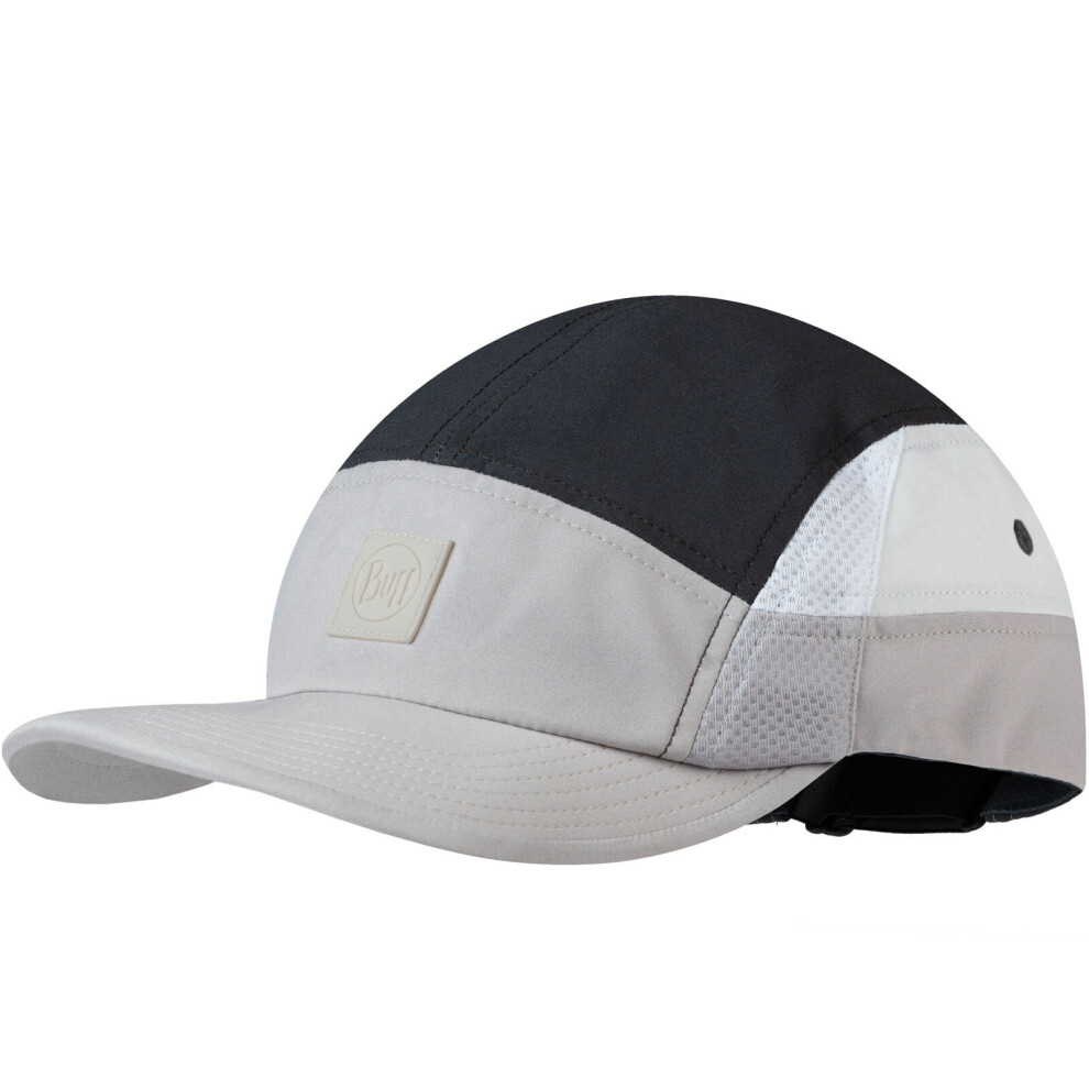 (SM, Grey) Buff Adults 5 Panel Go UPF 50 Adjustable Lightweight Running Cap Hat