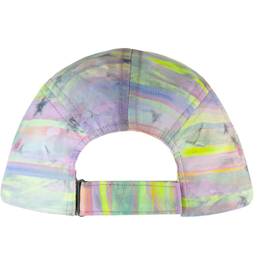 Buff Buff Kids 5 Panel Go UPF 50 Adjustable Lightweight Running Cap Hat - Graze Multi 1