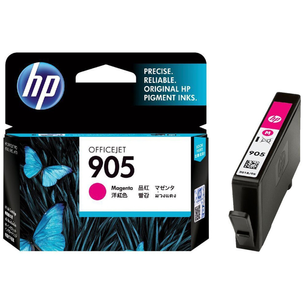 GENUINE HP 905 Magenta Ink Cartridge J7K33A J7K34A 6950 6960 6970 T6L93AA