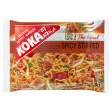 Koka The Original Spicy Stir-Fried Oriental Instant Noodles 85g (Pack of 10)