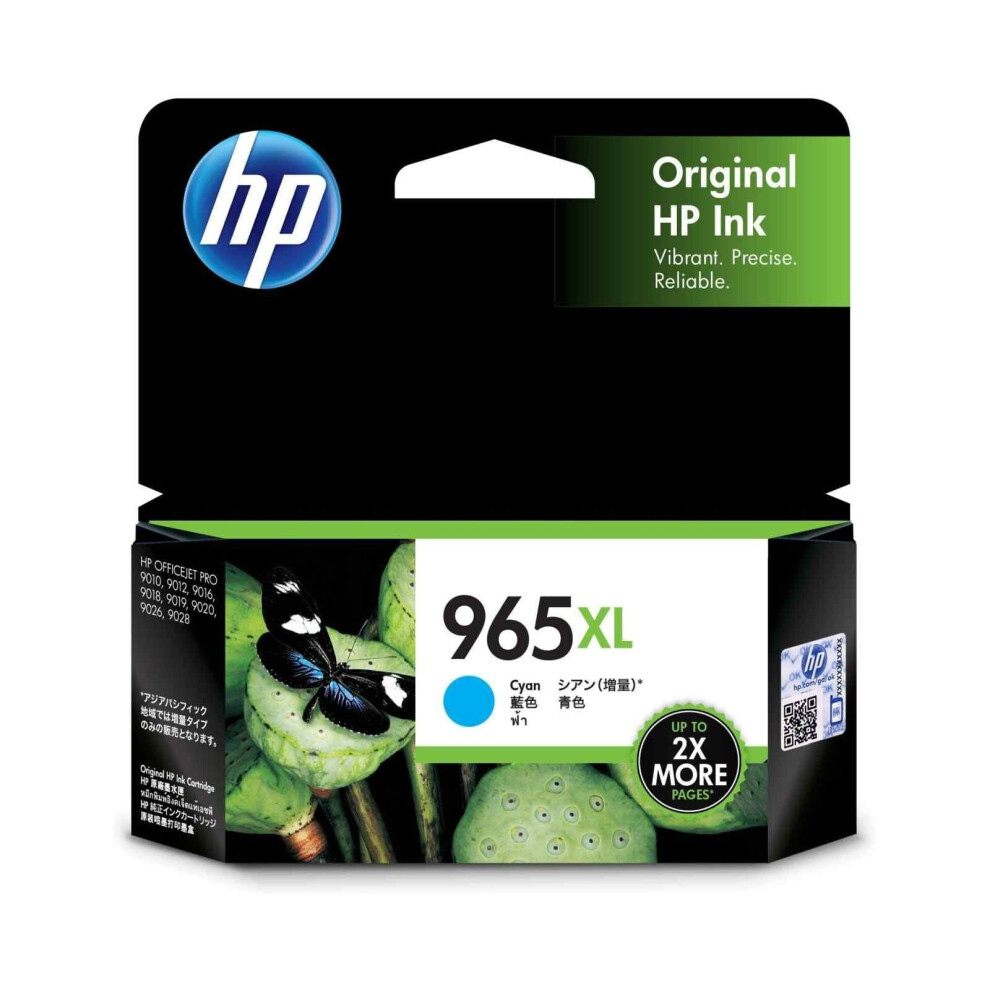 GENUINE Original HP 965XL Cyan Ink Cartridge Toner Officejet 3JA81AA