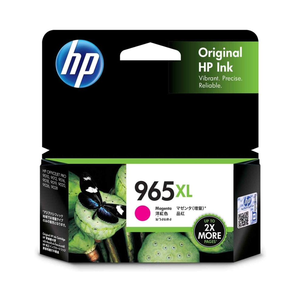 GENUINE Original HP 965XL Magenta Ink Cartridge Toner Officejet 3JA82AA