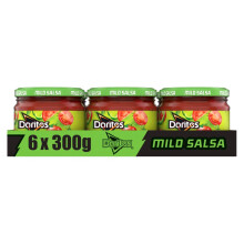 Doritos Mild Salsa Sharing Dip Tray 300g (Pack of 6)
