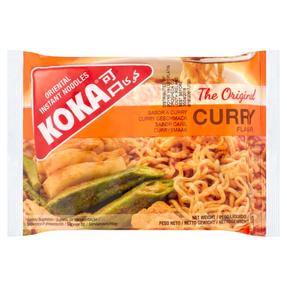 Koka The Original Curry Flavour Oriental Instant Noodles 85G (Pack Of 20)