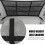 portable Car Ceiling Storage Net Car Roof Cargo Net Mesh Storage Bag Campervan 2