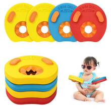 ( 4pcs) Adjustable EVA Foam Inflatable Pool Float Board Baby Swimming Armband Circles
