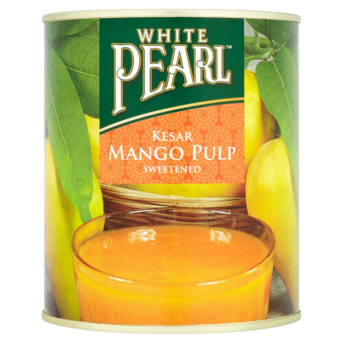 White Pearl Kesar Mango Pulp 850g (Pack of 6) 2