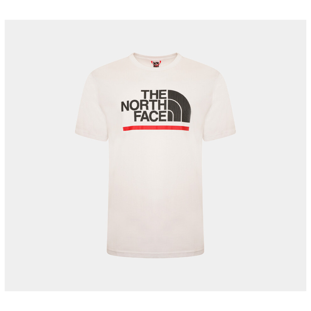 ( NORTHFACELOGOTEEWHITE-XL) North Face Logo Men's Tee T93SBCFN4 White