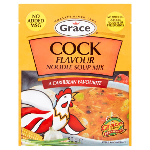 Grace Cock Flavour Soup Mix 50g (Pack of 6) 1