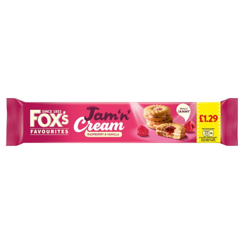 Fox's Jam'n Cream 150g (Pack of 12) 2