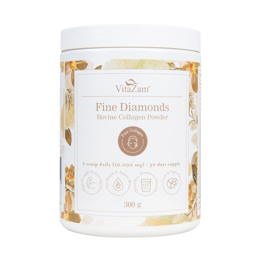 Vitazam Fine Diamond Bovine Collagen Powder - Hydrolyzed Type 1 & 3