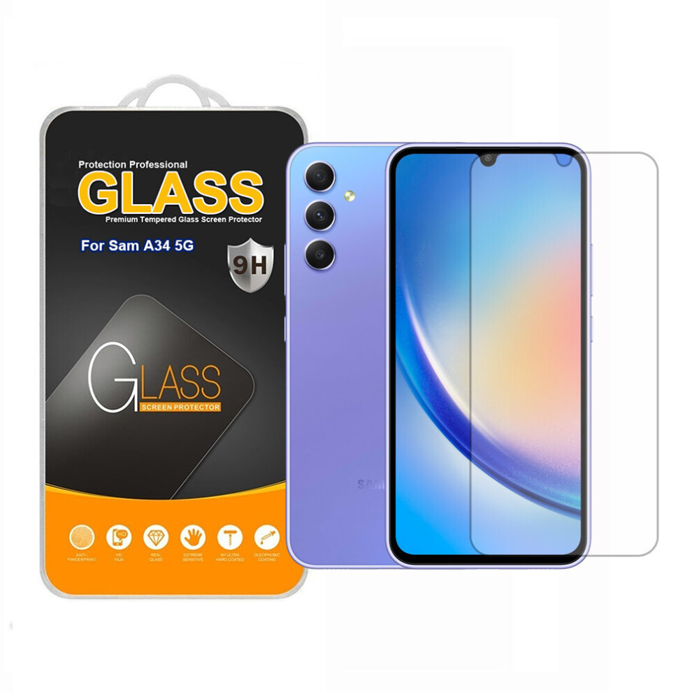 For Samsung Galaxy A34 5G Tempered Glass Screen Protector
