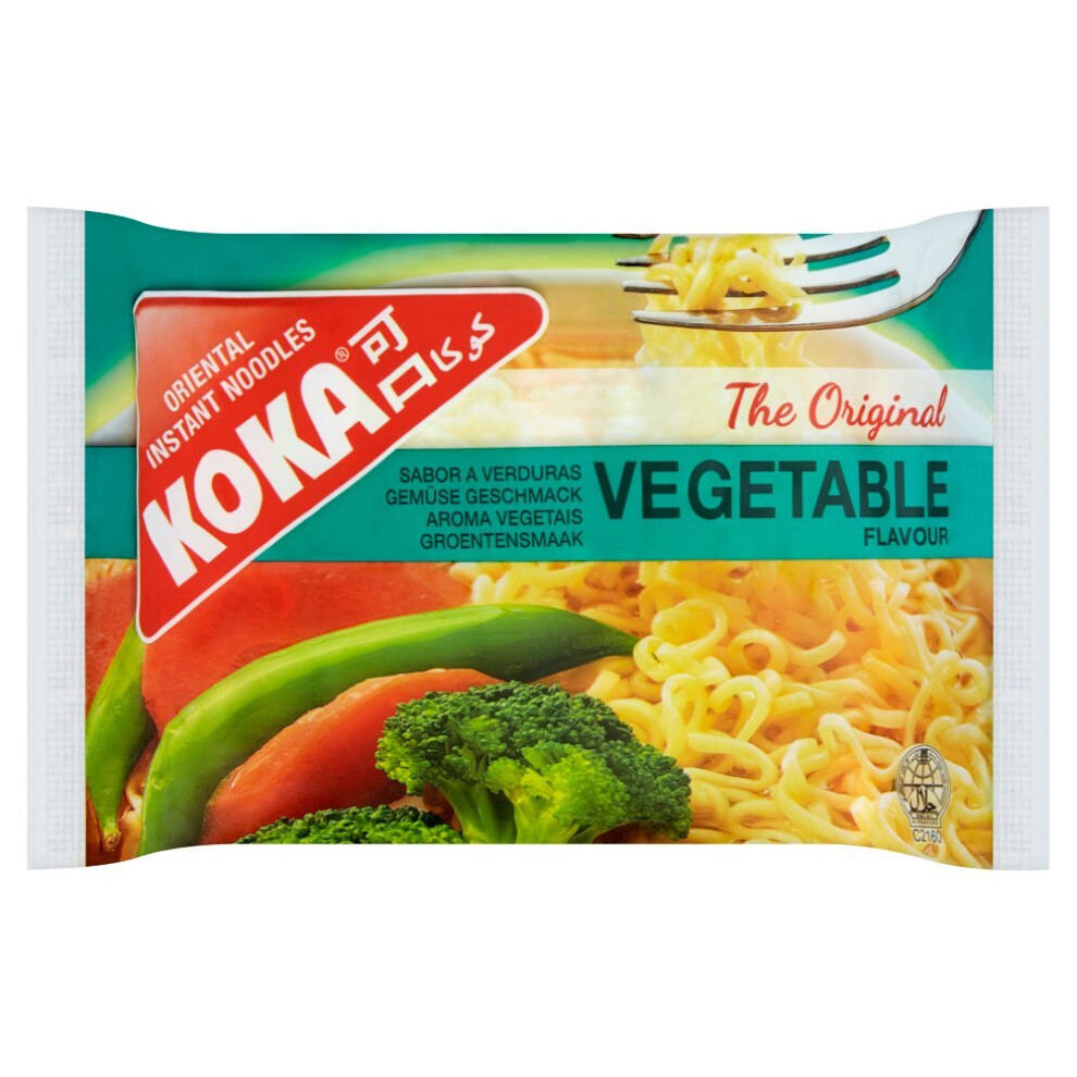 Koka The Original Vegetable Flavour Oriental Instant Noodles 85g (Pack of 10)