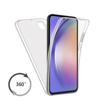 Case For Samsung Galaxy A54 5G Full 360 Protection Front And Back Transparent Cover