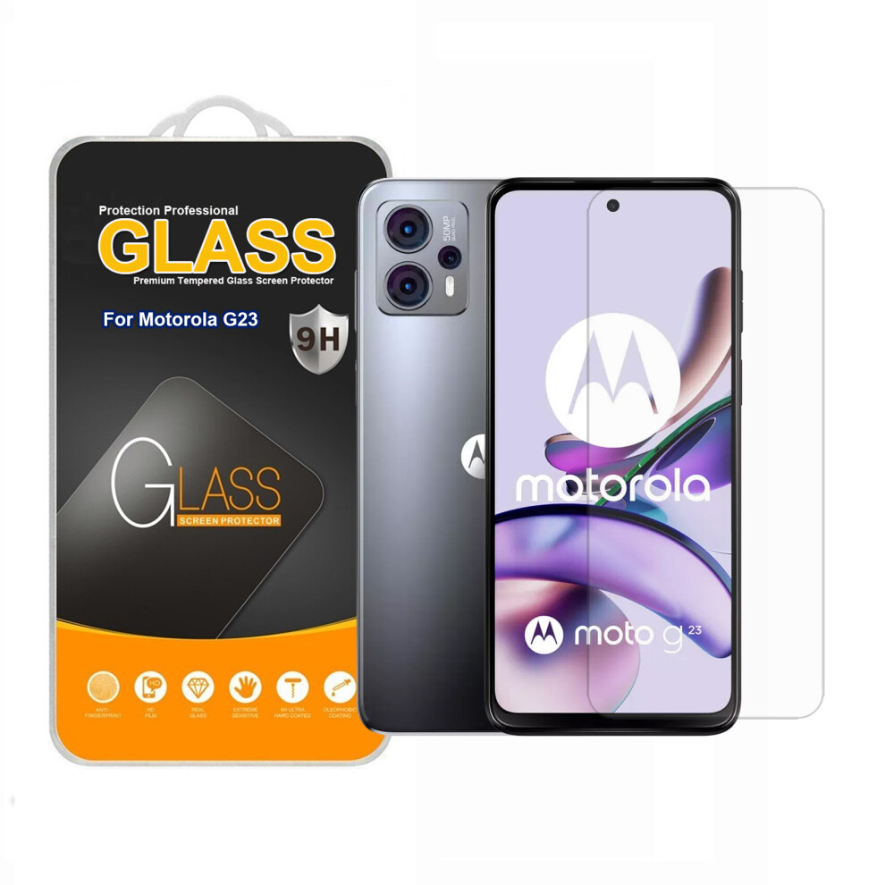 (Motorola G23 Tempered Glass) For Motorola G13 Motorola G23 Motorola G53 Tempered Glass Screen Protector