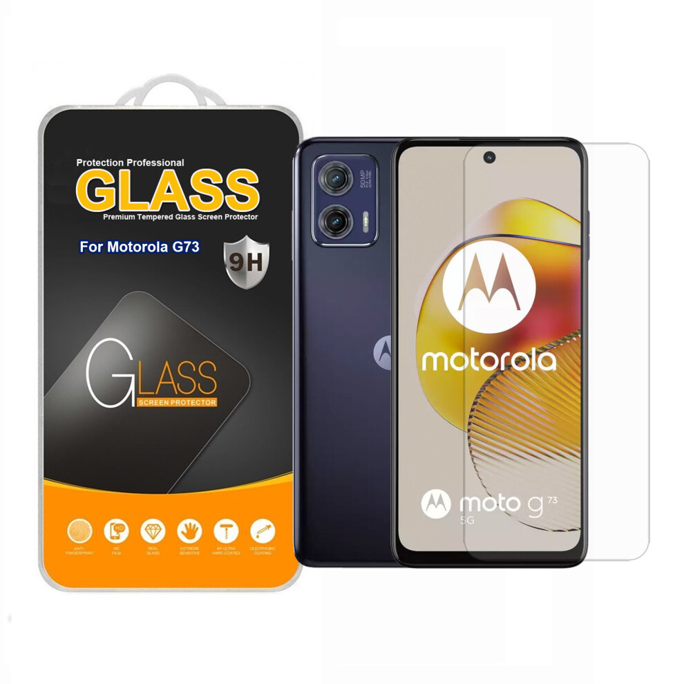 For Motorola G73 Tempered Glass Screen Protector 5060972623374