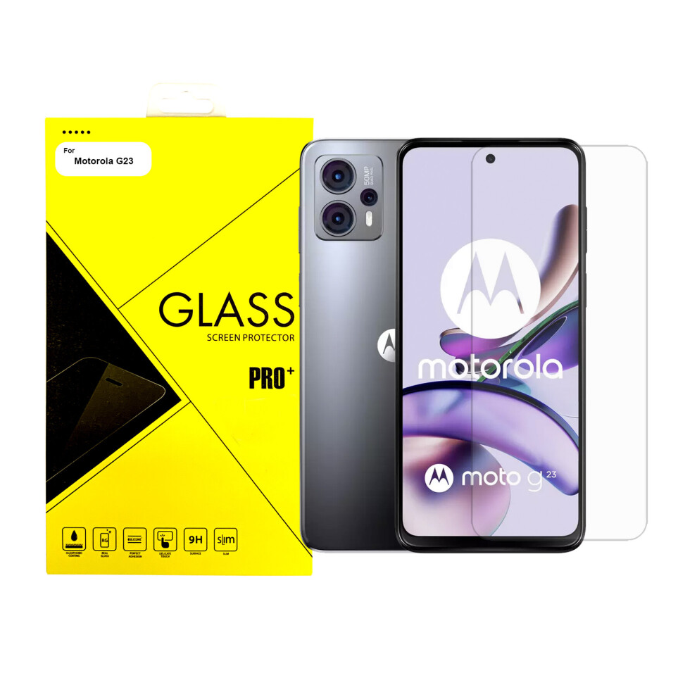 (Motorola G23 Tempered Glass) For Motorola G13 G23 G53 Screen Protector Phone Tempered Glass 5060972623428
