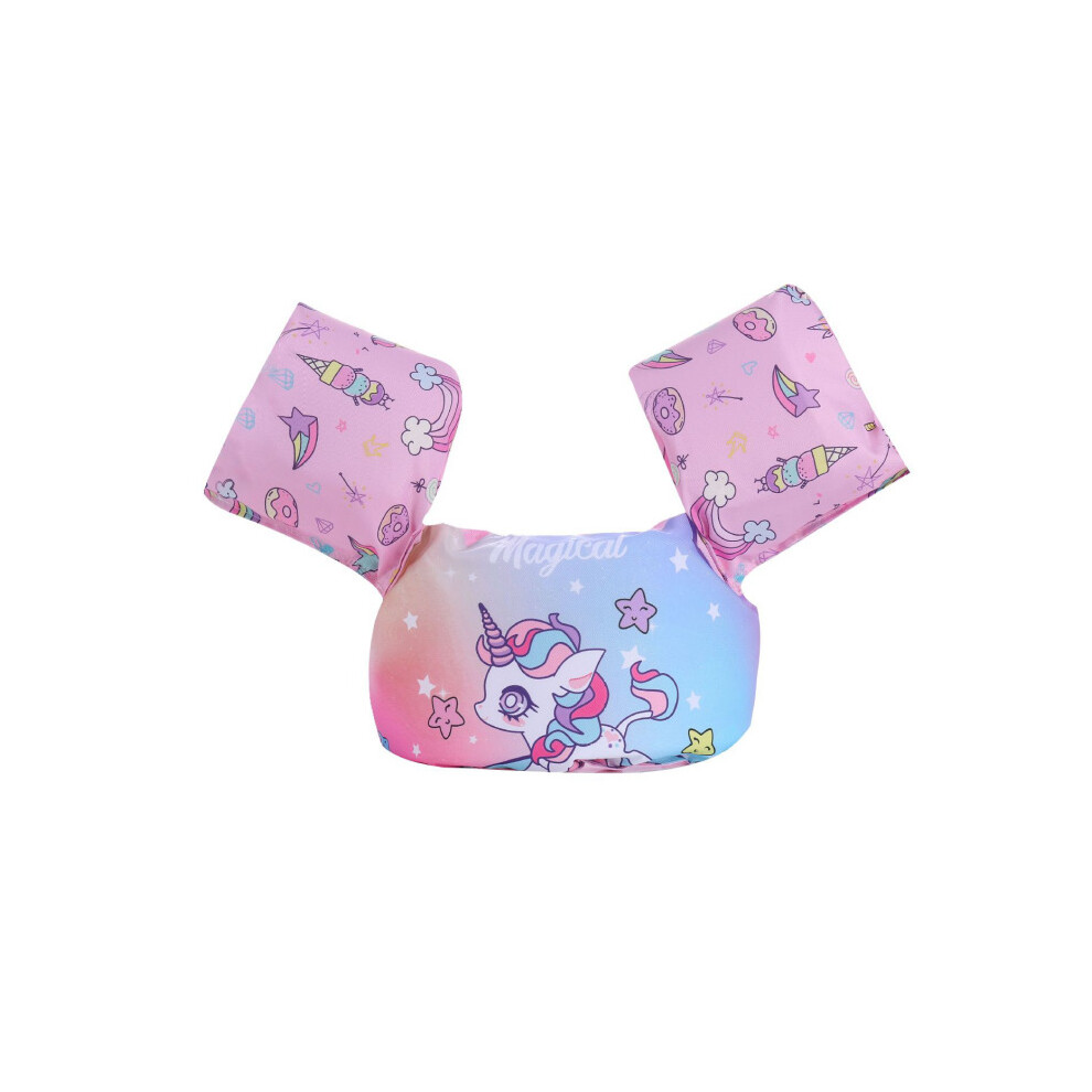 (Unicorn) Kids Vest Swimming Buoyancy Armband Swim Life Jacket Swimming Pool Summer Gift