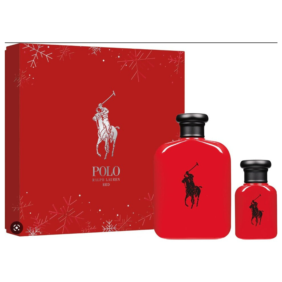 POLO RED BY RALPH LAUREN EDT 125ML + EDT 40 ML