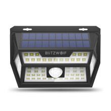 Blitzwolf Solar PIR Motion Sensor Waterproof 62 LED Garden Wall Lamp Light BW-OLT1