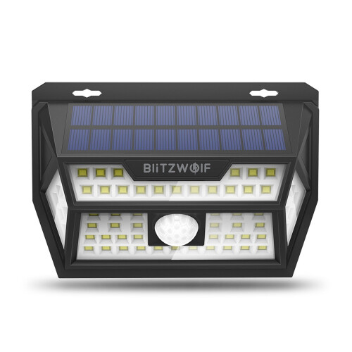 Blitzwolf Solar PIR Motion Sensor Waterproof 62 LED Garden Wall Lamp Light BW-OLT1