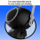 Ranpo (White) USB Rechargeable Astronaut Leafless Neck Desk Fan 3