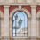 Living And Home Arched Wall Hanging Metal Windowpane Mirror Home Decoration 3